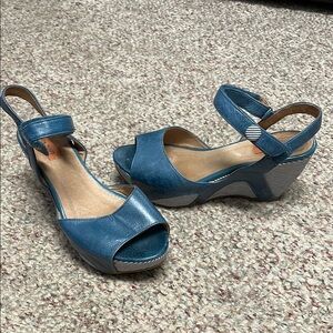 Miz mooz yoshi Stylish Blue Wedge Sandals